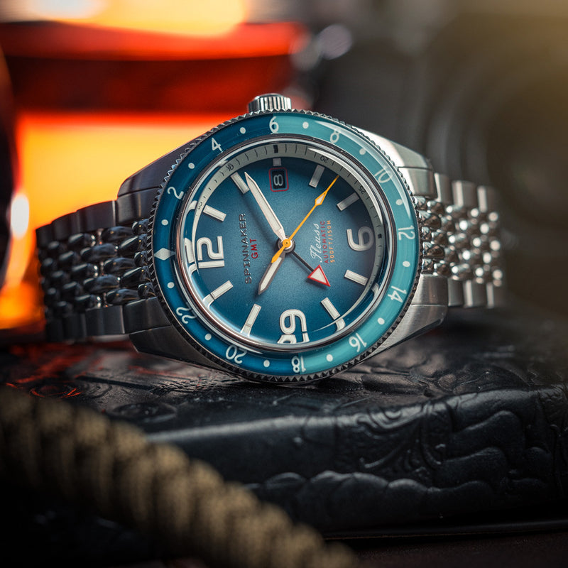 Spinnaker Fluess GMT Automatic Watch with Nebula Blue Dial #SP-5120-66
