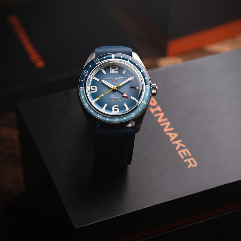 Spinnaker Fluess GMT Automatic Watch with Nebula Blue Dial #SP-5120-66