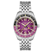 Spinnaker Fluess GMT Automatic Watch with Dull Violet Dial #SP-5120-77