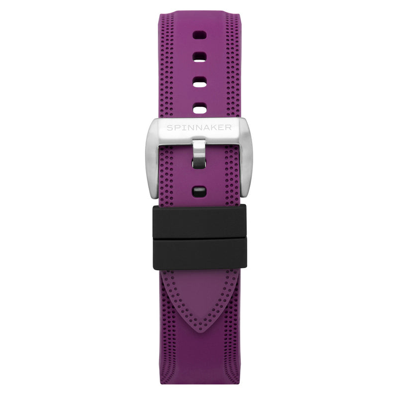 Spinnaker Fluess GMT Automatic Watch with Dull Violet Dial #SP-5120-77