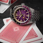 Spinnaker Fluess GMT Automatic Watch with Dull Violet Dial #SP-5120-77