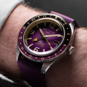 Spinnaker Fluess GMT Automatic Watch with Dull Violet Dial #SP-5120-77