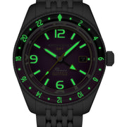 Spinnaker Fluess GMT Automatic Watch with Dull Violet Dial #SP-5120-77