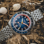 Spinnaker Fluess GMT Automatic Watch with Deep Blue Dial #SP-5120-88
