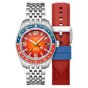 Spinnaker Fluess GMT Automatic Watch with Burnt Orange Dial #SP-5120-99