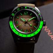 Spinnaker Fluess GMT Automatic Watch with Sandstorm Brown Dial #SP-5120-AA