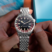 Spinnaker Bradner GMT Automatic Watch with Sombre Red Dial #SP-5121-11
