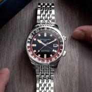 Spinnaker Bradner GMT Automatic Watch with Sombre Red Dial #SP-5121-11