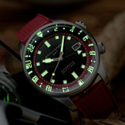Spinnaker Bradner GMT Automatic Watch with Sombre Red Dial #SP-5121-11