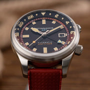 Spinnaker Bradner GMT Automatic Watch with Sombre Red Dial #SP-5121-11