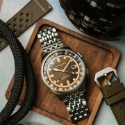 Spinnaker Bradner GMT Automatic Watch with Abbott Brown Dial #SP-5121-22
