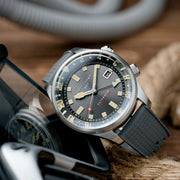 Spinnaker Bradner GMT Automatic Watch with Uniform Grey Dial #SP-5121-33