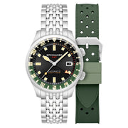 Spinnaker Bradner GMT Automatic Watch with Gravel Black Dial #SP-5121-44