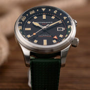 Spinnaker Bradner GMT Automatic Watch with Gravel Black Dial #SP-5121-44