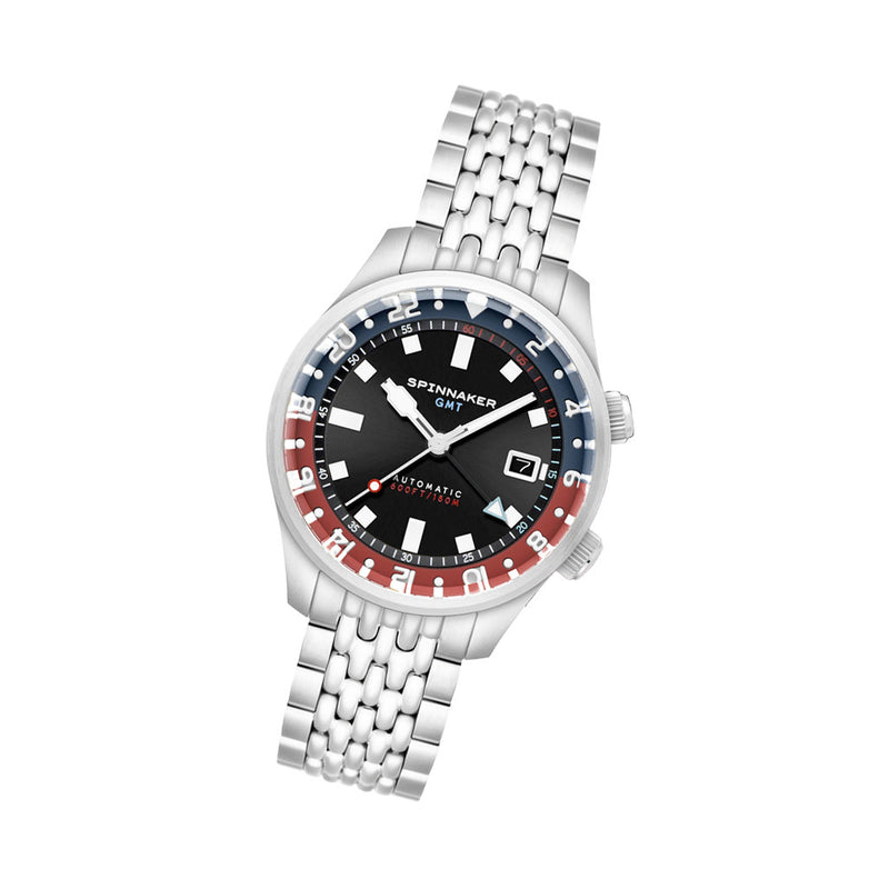 Spinnaker Bradner GMT Automatic Watch with Parisian Night Dial #SP-5121-55