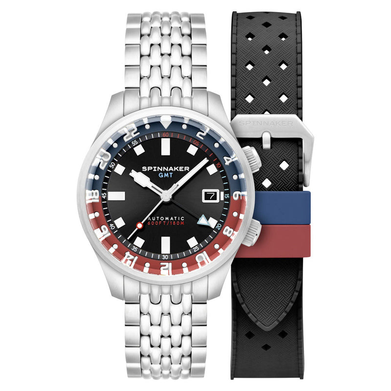 Spinnaker Bradner GMT Automatic Watch with Parisian Night Dial #SP-5121-55