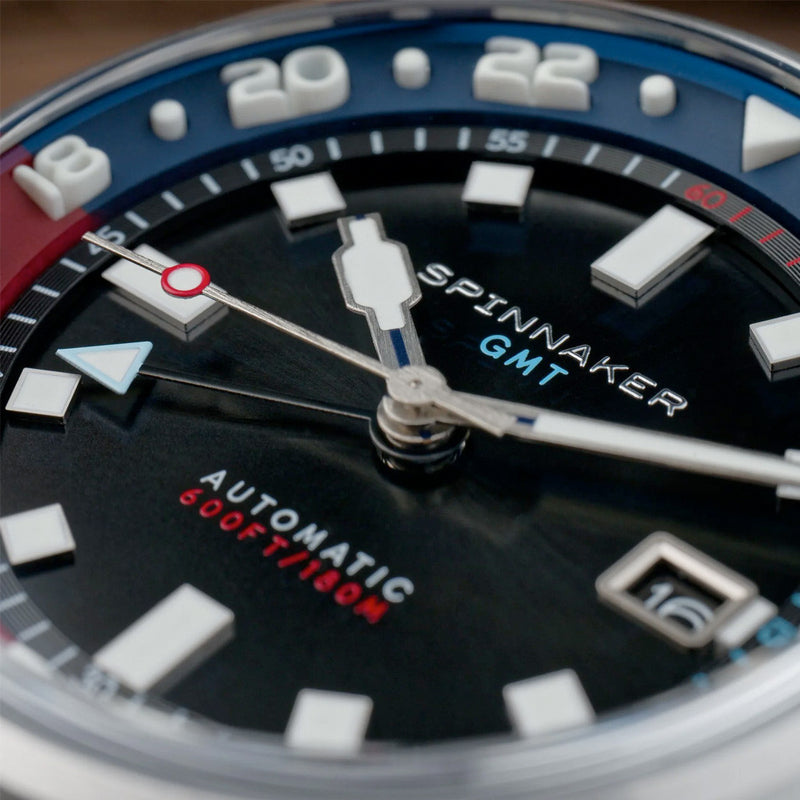 Spinnaker Bradner GMT Automatic Watch with Parisian Night Dial #SP-5121-55