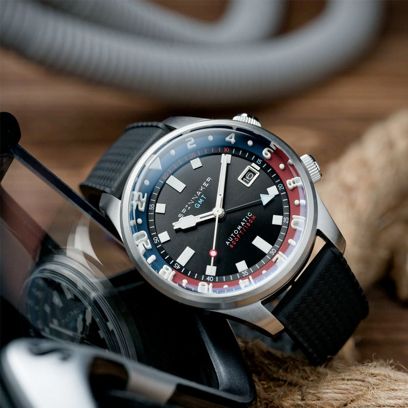 Spinnaker Bradner GMT Automatic Watch with Parisian Night Dial #SP-5121-55
