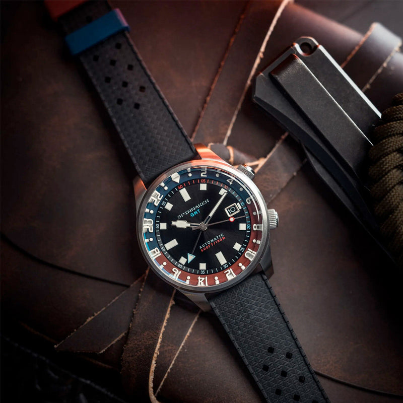Spinnaker Bradner GMT Automatic Watch with Parisian Night Dial #SP-5121-55
