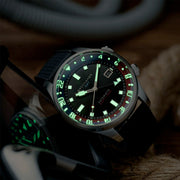 Spinnaker Bradner GMT Automatic Watch with Parisian Night Dial #SP-5121-55