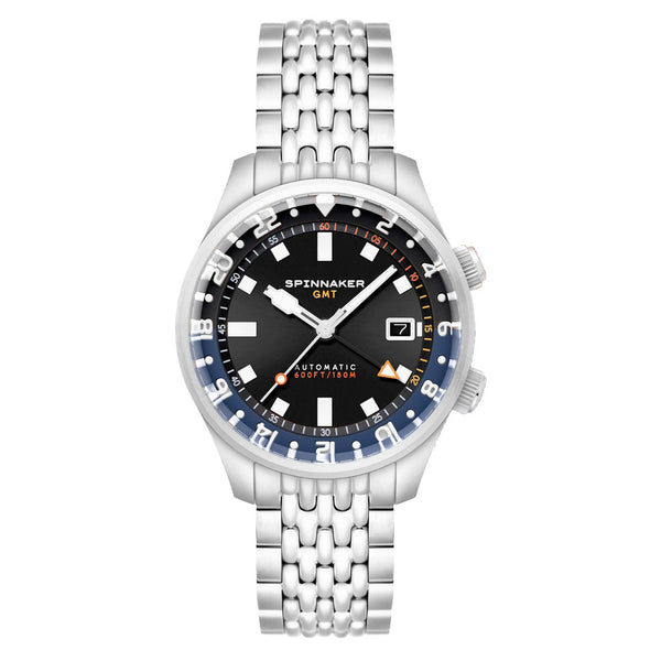 Spinnaker Bradner GMT Automatic Watch with Night Shadow Dial #SP-5121-66