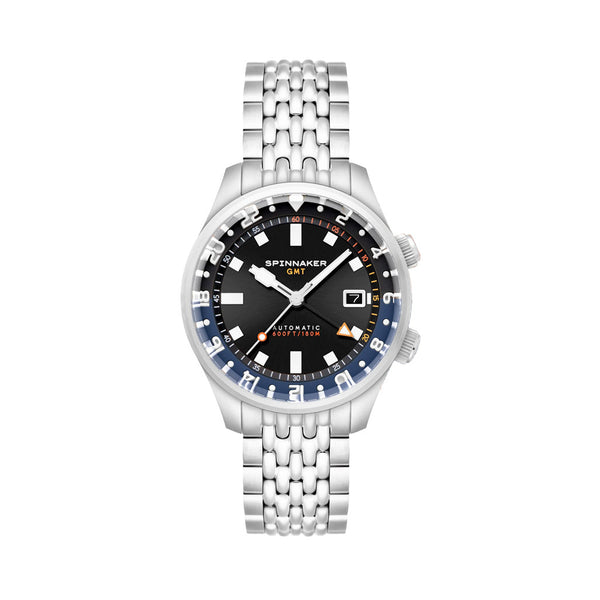 Spinnaker Bradner GMT Automatic Watch with Night Shadow Dial #SP-5121-66