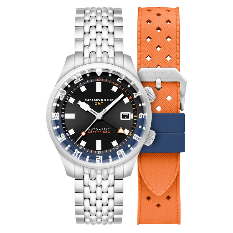 Spinnaker Bradner GMT Automatic Watch with Night Shadow Dial #SP-5121-66