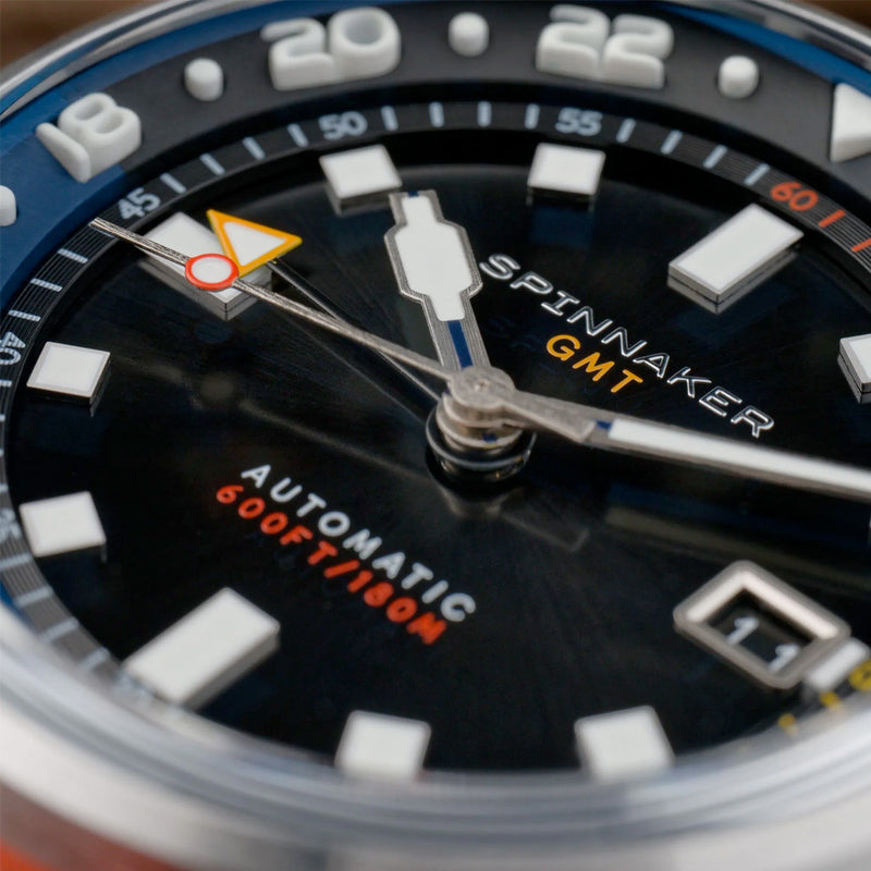 Spinnaker Bradner GMT Automatic Watch with Night Shadow Dial #SP-5121-66
