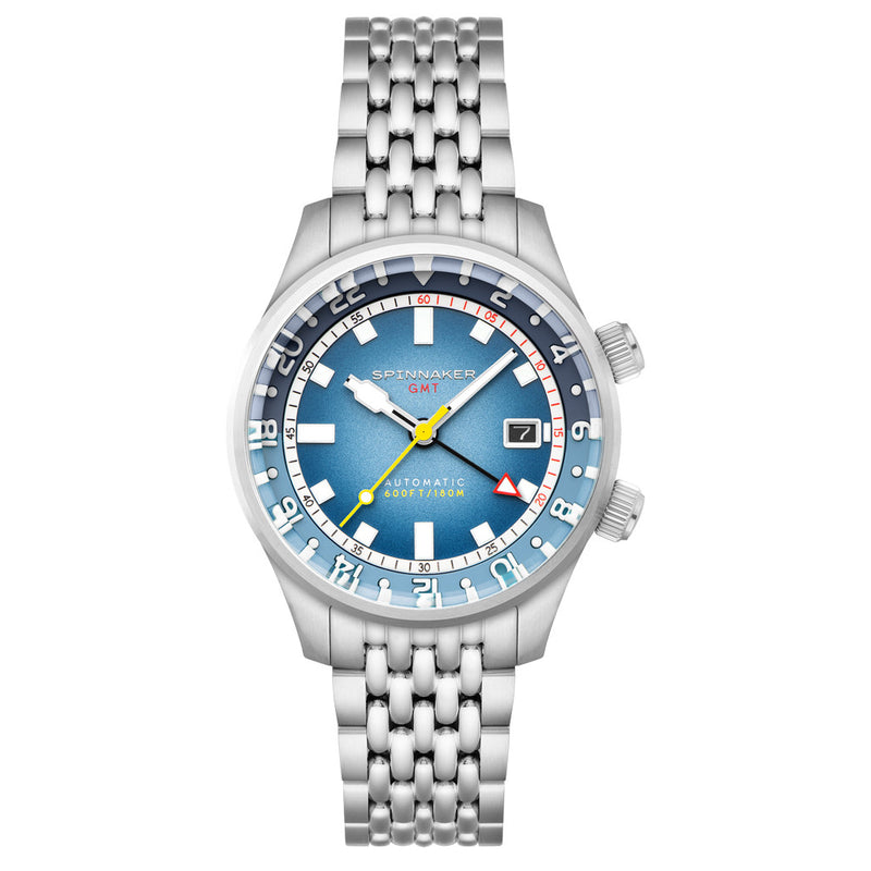 Spinnaker Bradner GMT Automatic watch with Blue Alps Dial #SP-5121-88