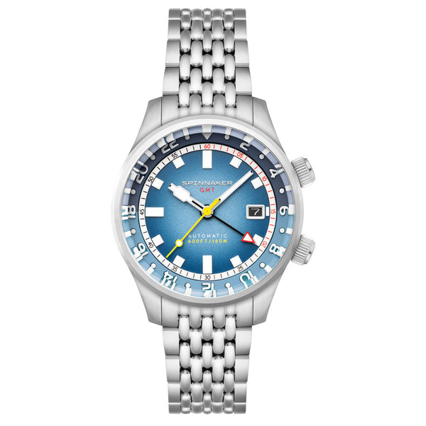 Spinnaker Bradner GMT Automatic watch with Blue Alps Dial #SP-5121-88