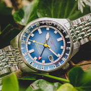 Spinnaker Bradner GMT Automatic watch with Blue Alps Dial #SP-5121-88