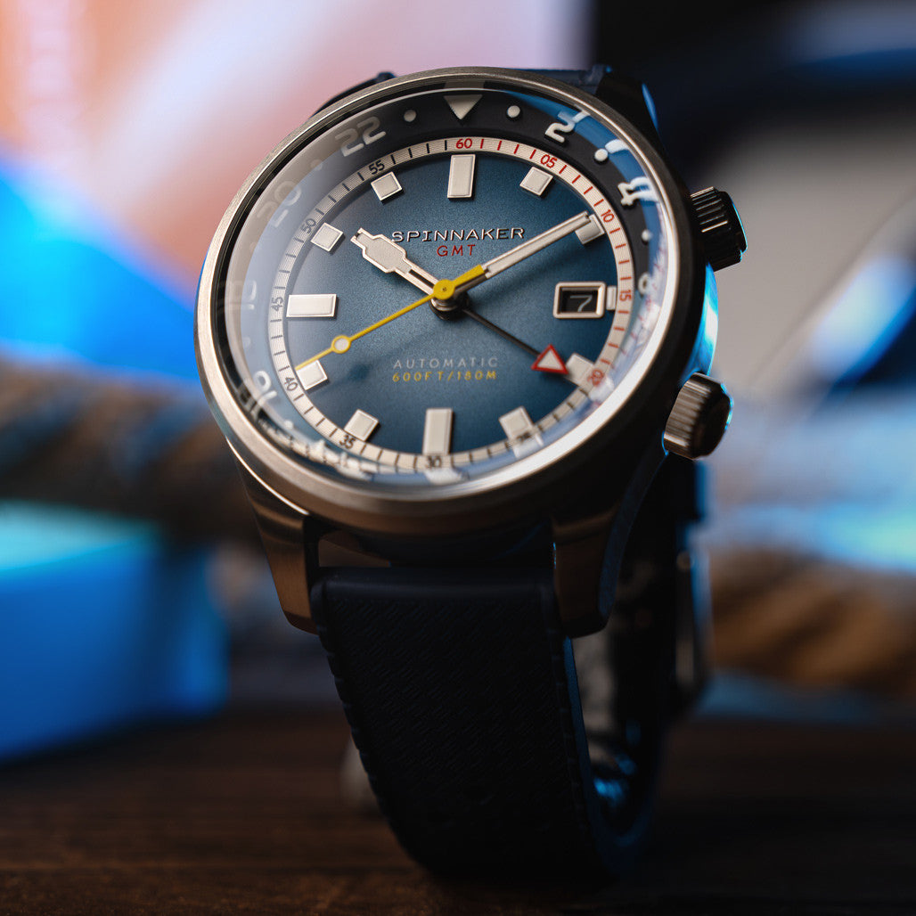 Spinnaker Bradner GMT Automatic watch with Blue Alps Dial #SP-5121