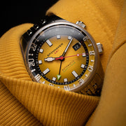 Spinnaker Bradner GMT Automatic watch with Ochre Yellow Dial #SP-5121-99