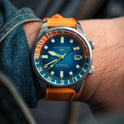 Spinnaker Bradner GMT Automatic watch with Orange Blue Dial #SP-5121-AA