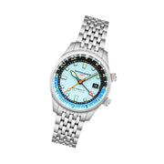 Spinnaker Bradner GMT Automatic watch with Mystic Aquamarine Blue #SP-5121-CC