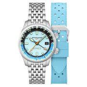Spinnaker Bradner GMT Automatic watch with Mystic Aquamarine Blue #SP-5121-CC
