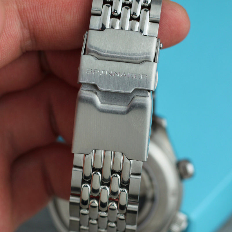 Spinnaker Bradner GMT Automatic watch with Mystic Aquamarine Blue #SP-5121-CC