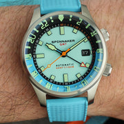 Spinnaker Bradner GMT Automatic watch with Mystic Aquamarine Blue #SP-5121-CC