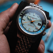 Spinnaker Bradner GMT Automatic watch with Mystic Aquamarine Blue #SP-5121-CC