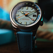 Spinnaker Bradner GMT Automatic watch with Mystic Aquamarine Blue #SP-5121-CC