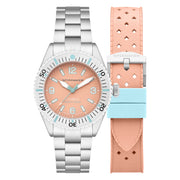 Spinnaker x Islander Spence Limited Edition Dive Watch with Cotton Candy Dial #SP-5126-LIW11