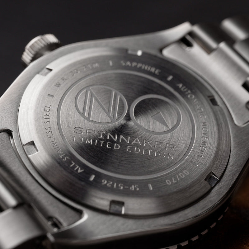 Spinnaker x Islander Spence Limited Edition Dive Watch with Cotton Candy Dial #SP-5126-LIW11