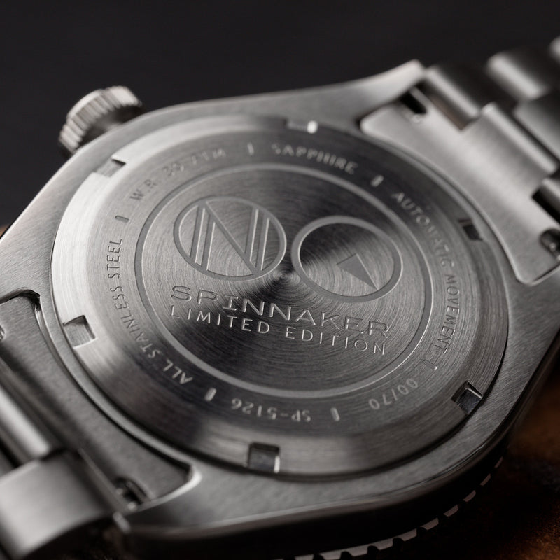 Spinnaker x Islander Spence Limited Edition Dive Watch with Tangerine Dial #SP-5126-LIW22