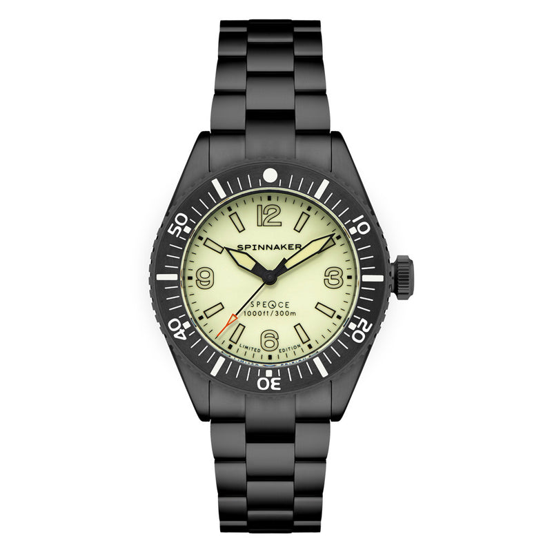 Spinnaker x Islander Spence Limited Edition PVD Dive Watch "Dark of Light" SP-5126-LIW33