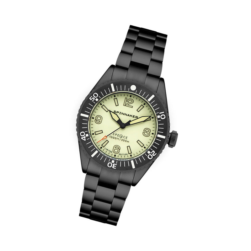 Spinnaker x Islander Spence Limited Edition PVD Dive Watch "Dark of Light" SP-5126-LIW33