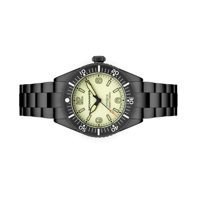 Spinnaker x Islander Spence Limited Edition PVD Dive Watch "Dark of Light" SP-5126-LIW33