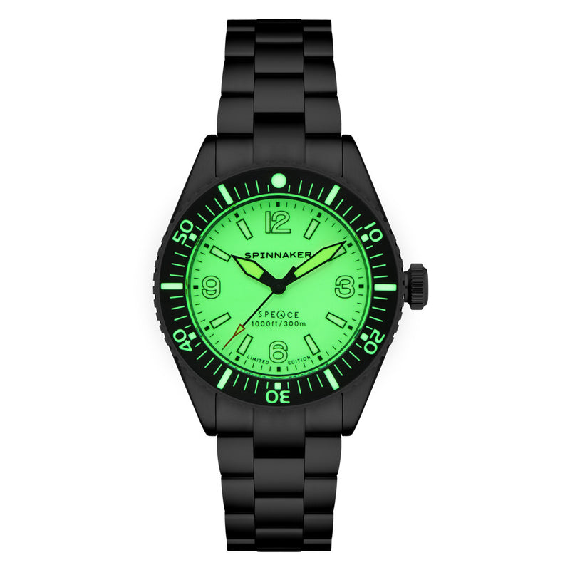 Spinnaker x Islander Spence Limited Edition PVD Dive Watch "Dark of Light" SP-5126-LIW33