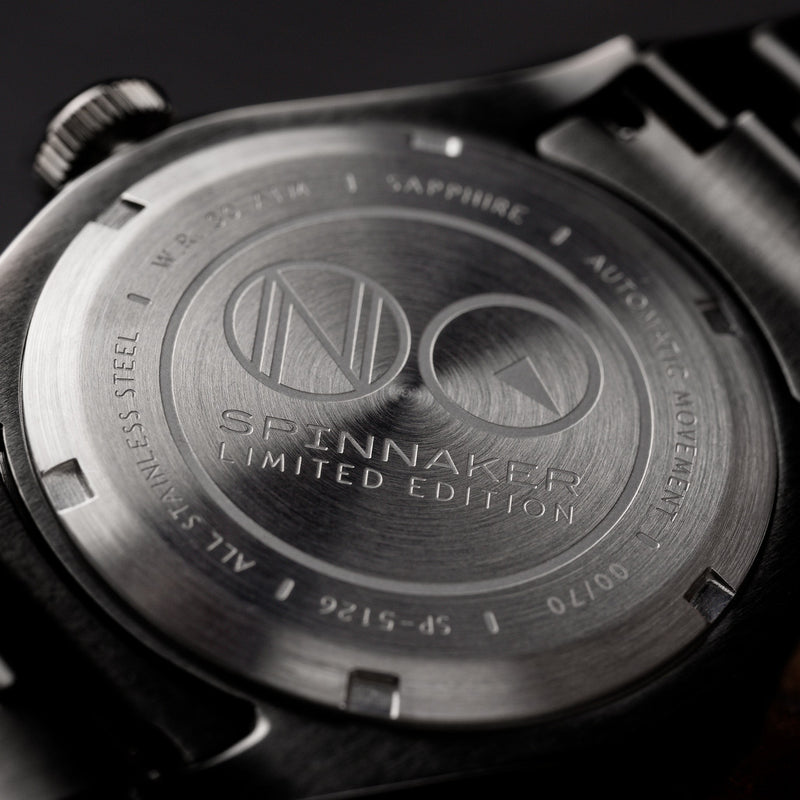 Spinnaker x Islander Spence Limited Edition PVD Dive Watch "Dark of Light" SP-5126-LIW33