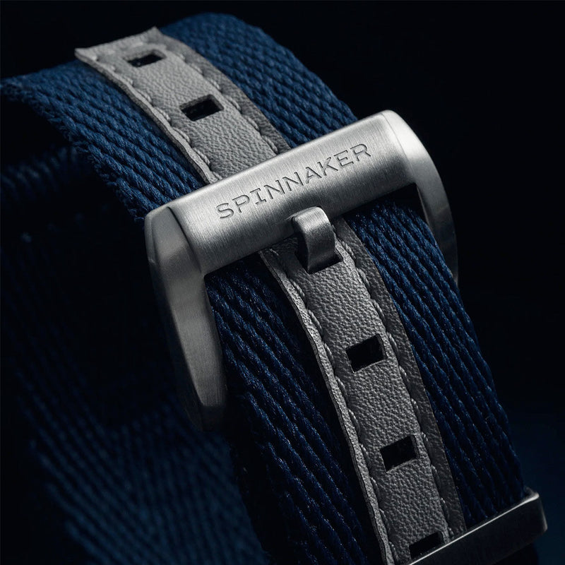 Spinnaker Hass Automatic Whale Sanctuary Project Beluge Blue Ltd Edition Dive Watch #SP-5128-11