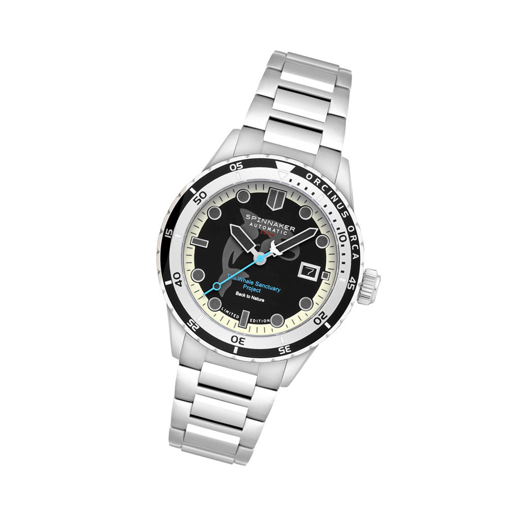 Spinnaker Hass Automatic Whale Sanctuary Project Orca Black Ltd